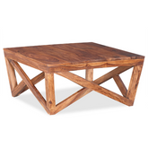 The Attic Baltimore Wooden Coffee Table Honey